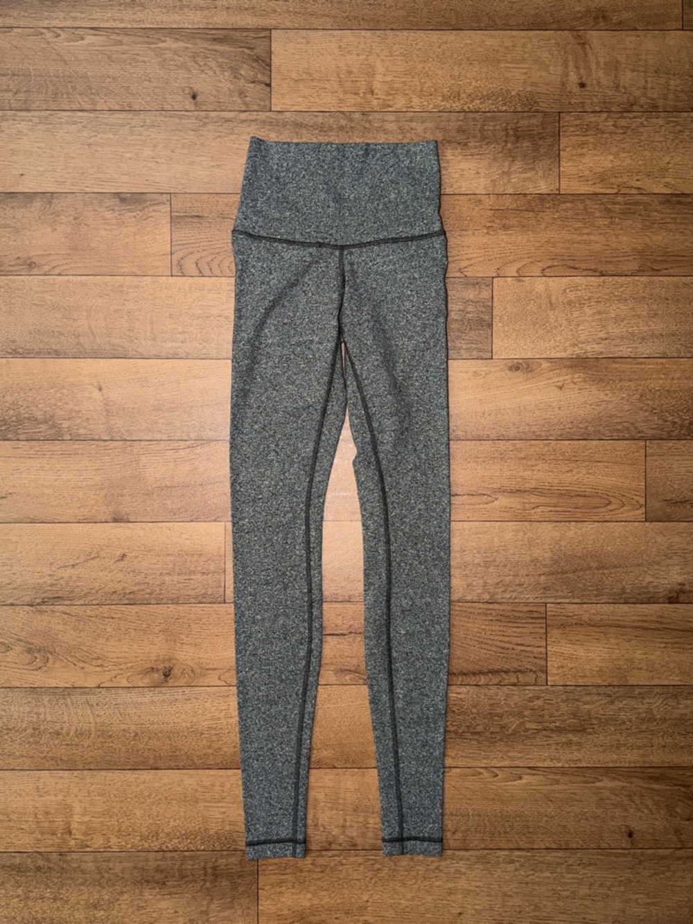 Lululemon NO SIZE Wunder Under High Rise Leggings Grey Comfy Tights Older Style